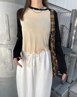 Simple raglan sleeve T-shirt