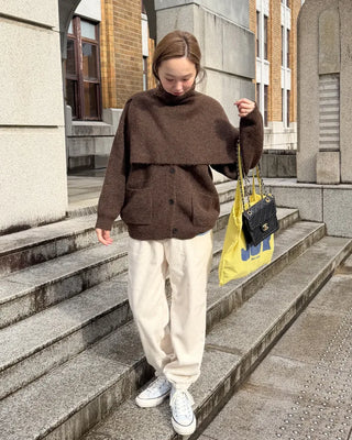Simple elastic waist jogger pants