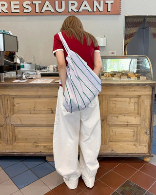 Ribbon detail wide pants