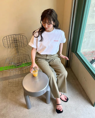 Tomato Lettering Loose Fit Short Sleeve T-Shirt