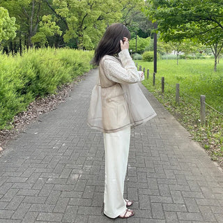 See-through loose knit
