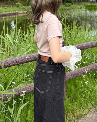 Asymmetrical Drape Short-Sleeve T-Shirt
