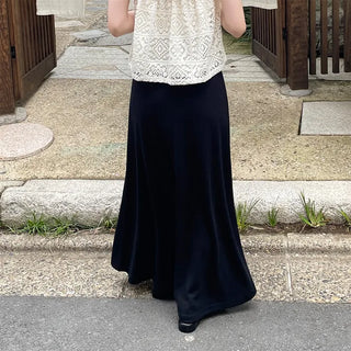 Semi-mermaid long skirt