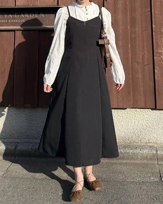 Round neck frill detail blouse