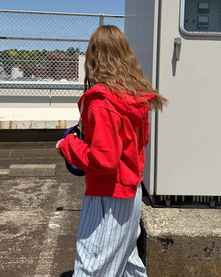 Simple zip-up hoodie
