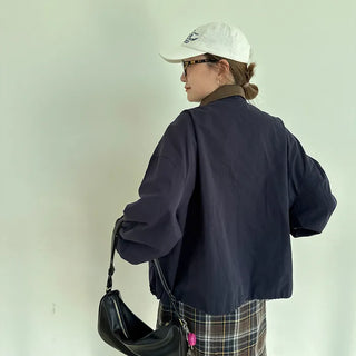 Color Point Cotton Jacket