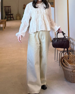 Basic wide-leg pants