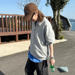 Half-zip sweatshirt