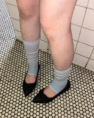 See-through high-leg warmer