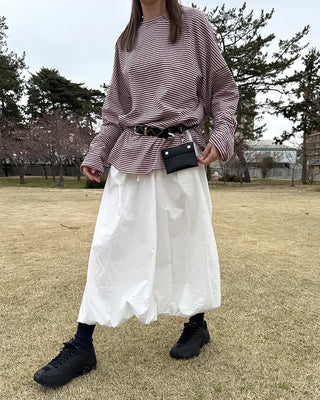 Balloon Fit Long Skirt