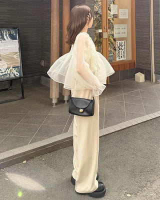 Organza Volume Blouse