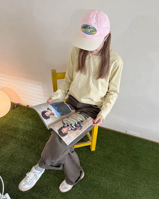 Embroidered Point Ball Cap