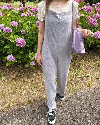 Pile Camisole Jumpsuit