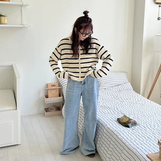Striped cardigan