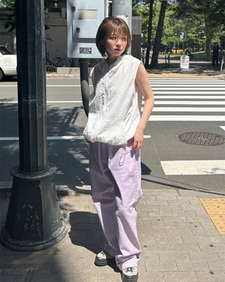 Nylon parka vest