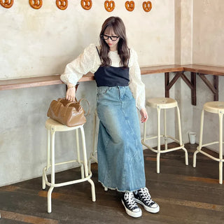 Bistier Dot Blouse Set