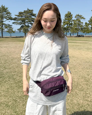 Oversized Long Sleeve Waffle T-Shirt