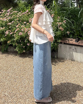 Muffler set Kankan sleeveless