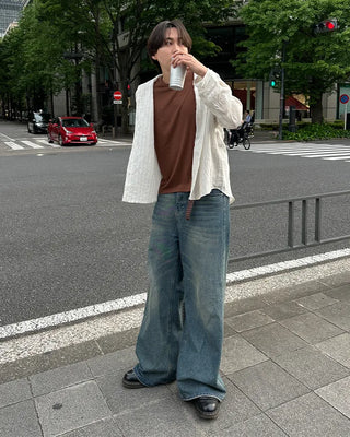 Linen striped shirt