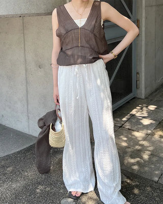 Scarf set sheer layered dress