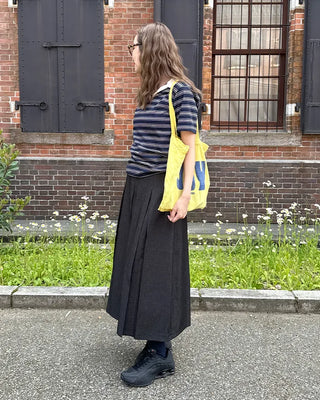 Colored striped short-sleeved T-shirt