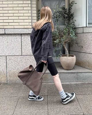 Mini skirt layered capri pants