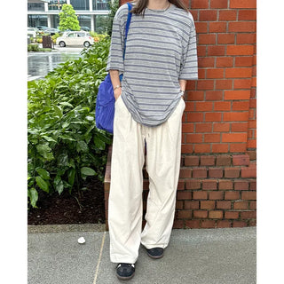 (Unisex) Cotton Wide Pants