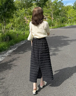 Asymmetrical Wrap Knit