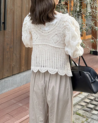 Vintage Crochet Vest