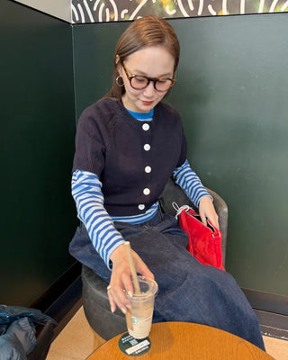 Slim-fit collar T-shirt