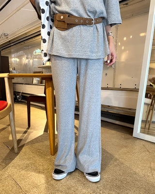 Perforated Button Sweatpants