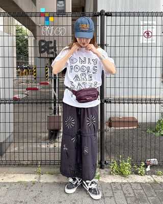 Crayon Lettering Short Sleeve T-Shirt
