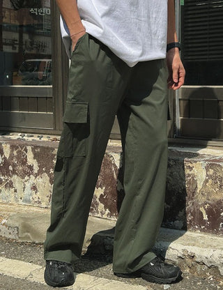 [Special Feature] Cool Stretch Cargo Elastic Pants (5 colors)