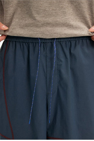 [Monterest] Water Repellent Contrast Stitch Shorts