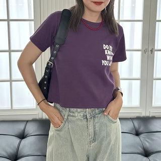 YOU ARE Lettering Short-Sleeve T-Shirt