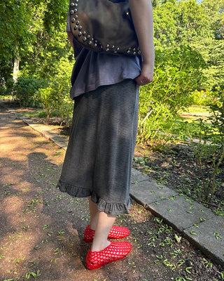 Jelly flat shoes