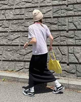 Casual striped short-sleeved T-shirt