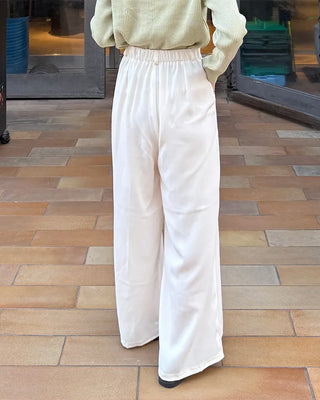 Simple pintuck slacks