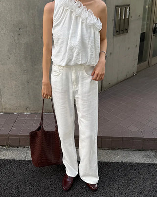 Round-toe simple loafers