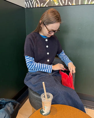 Slim-fit collar T-shirt