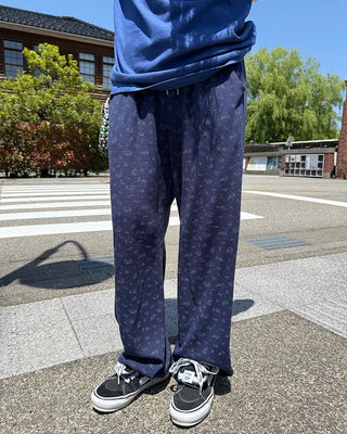 Flower Summer Waffle Easy Pants