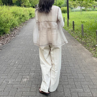 See-through loose knit
