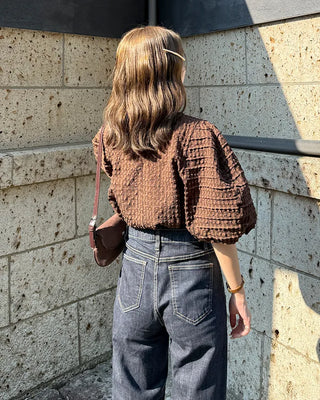 Big puff blouse