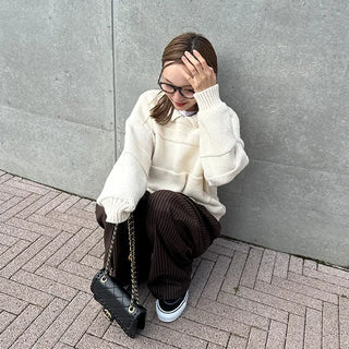 Color patchwork knit