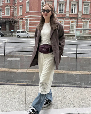 Flower pattern long-sleeved T-shirt
