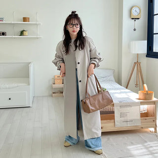Oversized trench coat