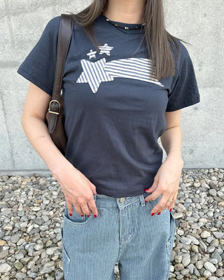Border Star Patch Short-Sleeve T-Shirt