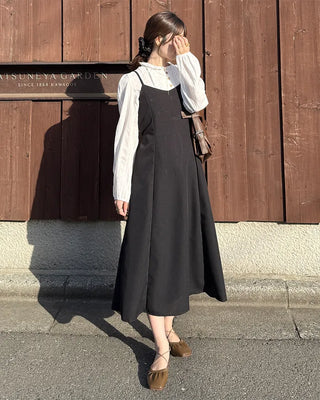 Round neck frill detail blouse