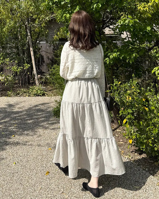Loose-fitting sheer knit