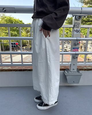 White lace point long skirt
